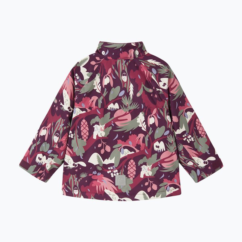Gefütterte Kinderjacke Reima Parkkila deep purple 3