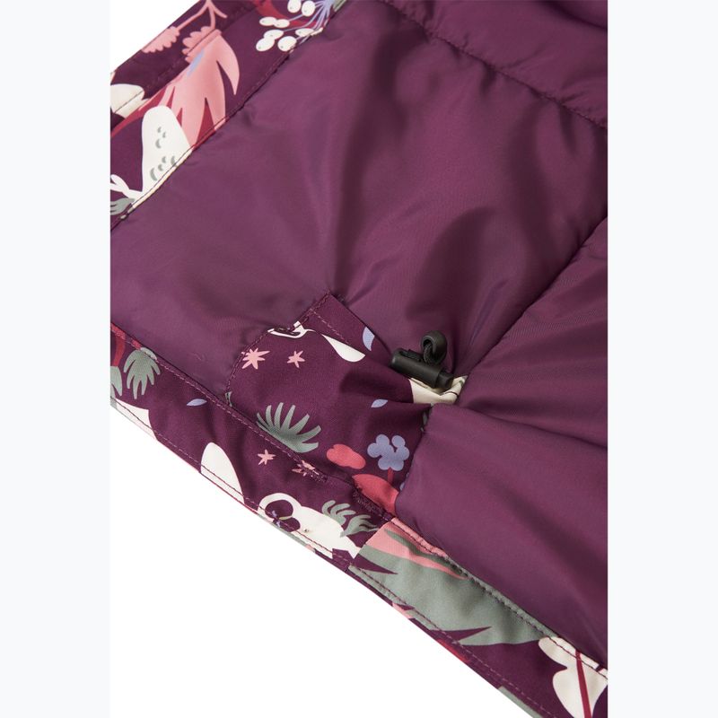 Gefütterte Kinderjacke Reima Parkkila deep purple 8