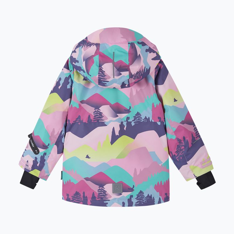 Kinder-Skijacke Reima Kiiruna grey pink 2