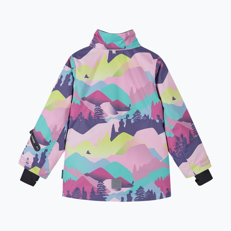 Kinder-Skijacke Reima Kiiruna grey pink 3