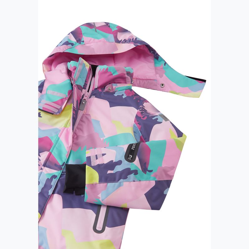 Kinder-Skijacke Reima Kiiruna grey pink 4