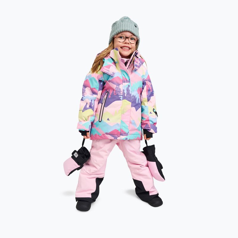 Kinder-Skijacke Reima Kiiruna grey pink 12