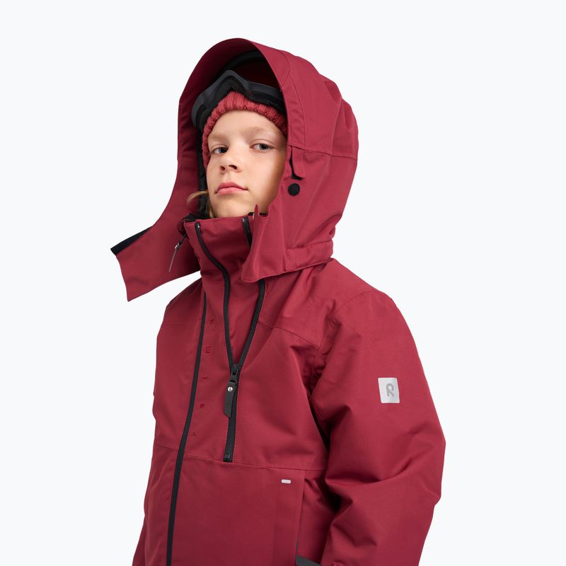 Kinder-Skijacke Reima Tieten maroon 10