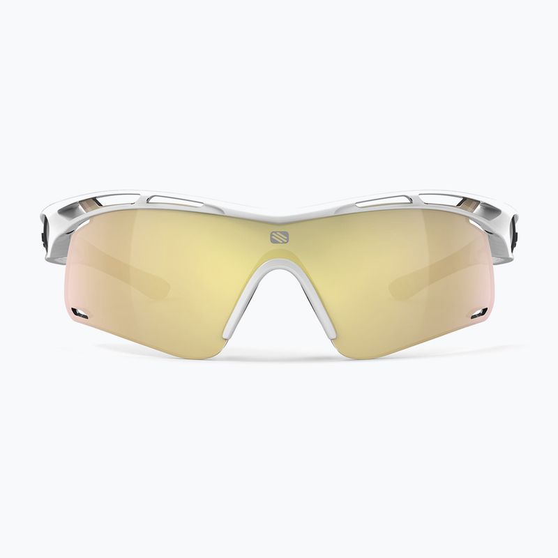 Sonnenbrille Rudy Project Tralyx+ Slim white gloss/multilaser gold 2