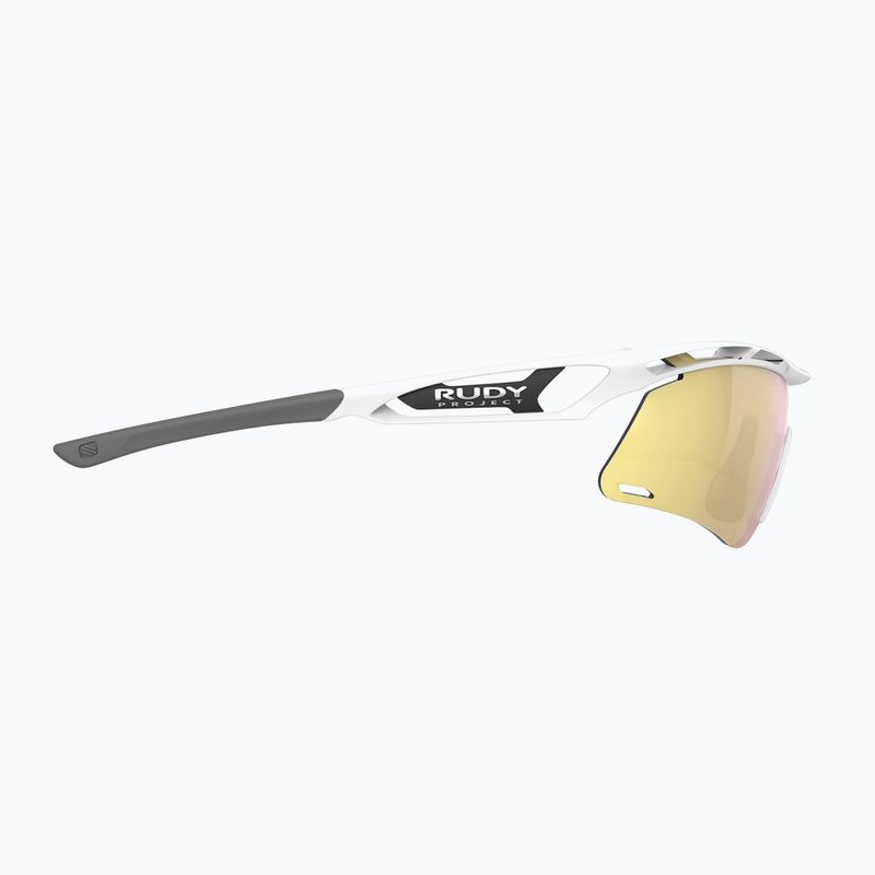 Sonnenbrille Rudy Project Tralyx+ Slim white gloss/multilaser gold 3