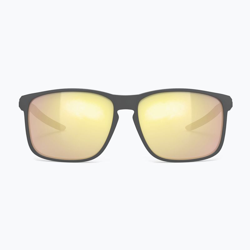 Sonnenbrille Rudy Project Overlap multilaser gold/charcoal matte 2