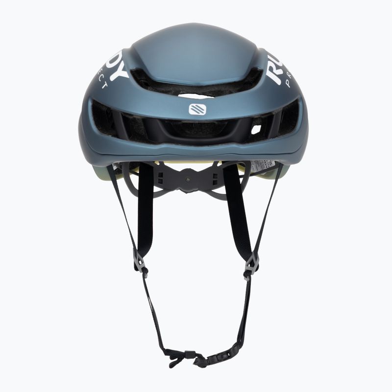 Fahrradhelm Rudy Project Nytron blue avio/apple green metal matte 2