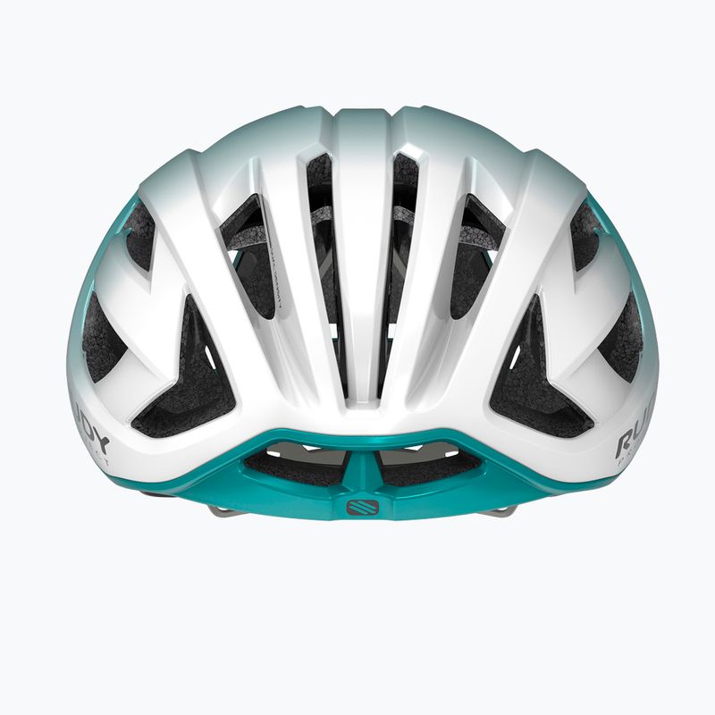 Fahrradhelm Rudy Project Egos pearl/emerald metal matte 3