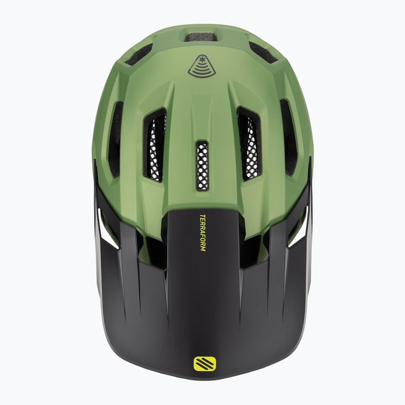 Fahrradhelm Rudy Project Terraform met.olive/black/acid green matte 6