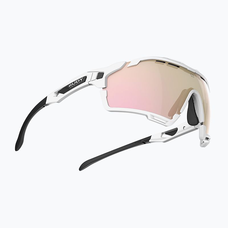 Sonnenbrille Rudy Project Cutline white gloss/multilaser rosegold 3