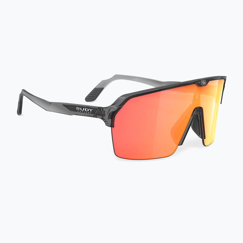 Sonnenbrille Rudy Project Spinshield Air crystal ash/multilaser orange