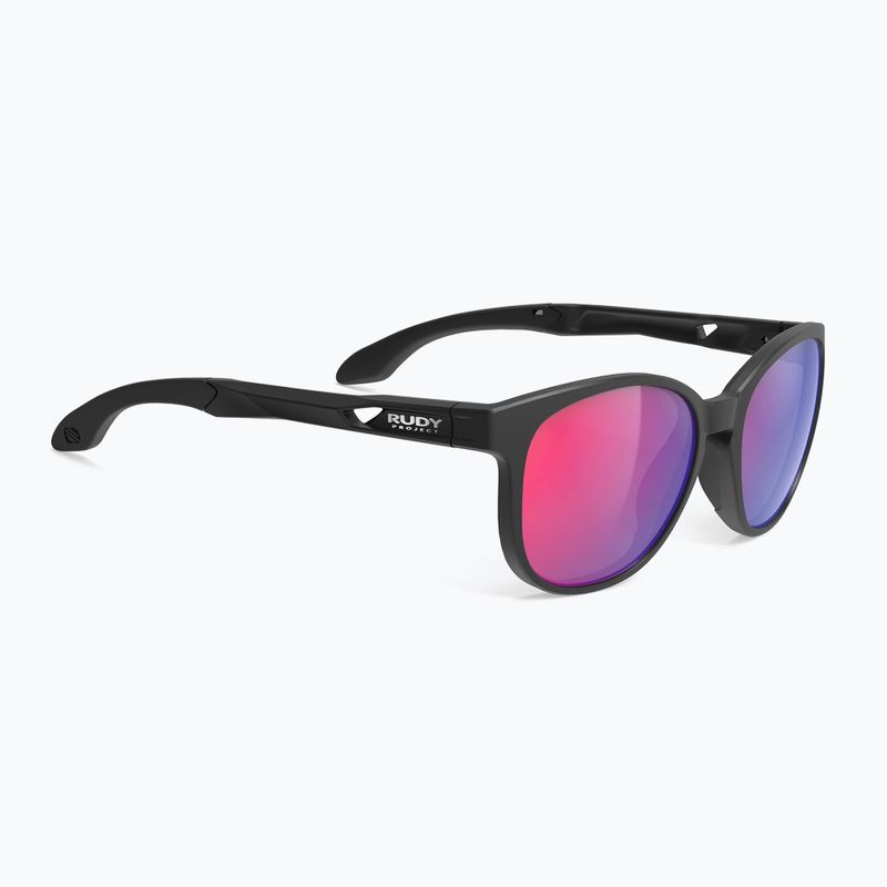 Sonnenbrille Rudy Project Lightflow B polar 3fx multilaser red/black matte
