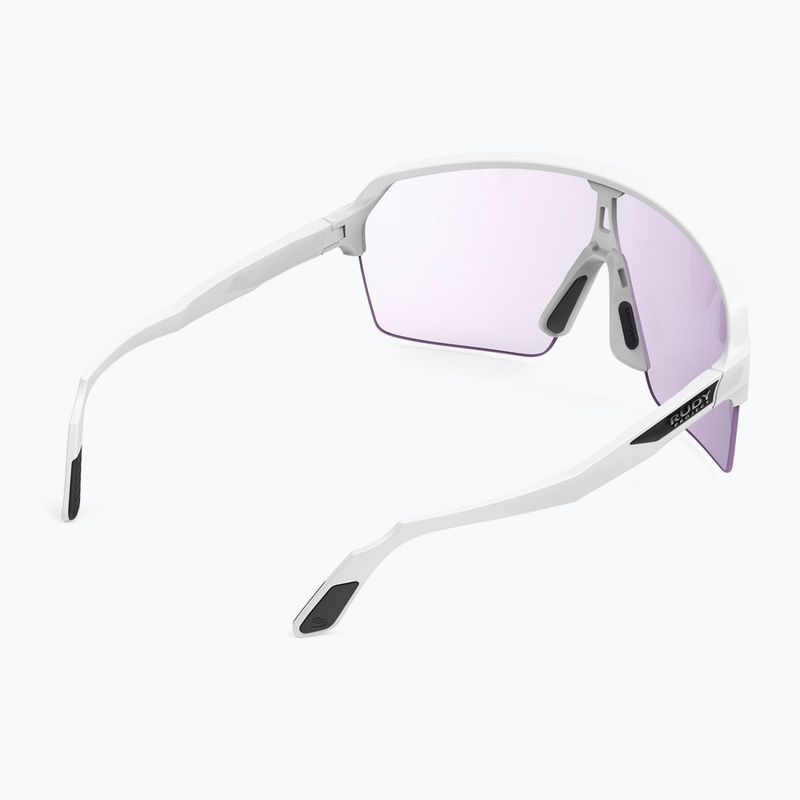 Sonnenbrille Rudy Project Spinshield Air white matte/impactx photochromic 2 laser purple 5