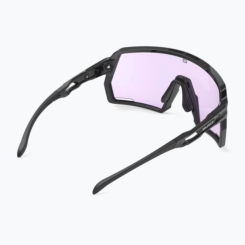 Sonnenbrille Rudy Project Kelion black glossy/impactx photochromic 2 laser purple 5