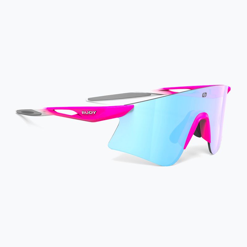 Sonnenbrille Rudy Project Astral pink fluo fade gloss/multilaser ice