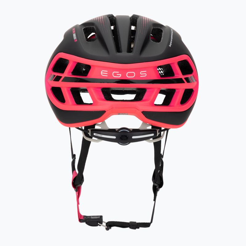 Rudy Project Egos schwarz/rosa fluo matte Fahrradhelm 4