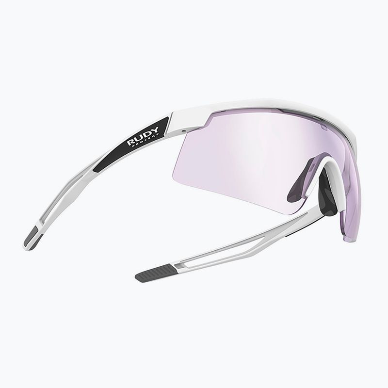 Sonnenbrille Rudy Project Turbolence white matte/impactx photochromic 2 laser purple 2