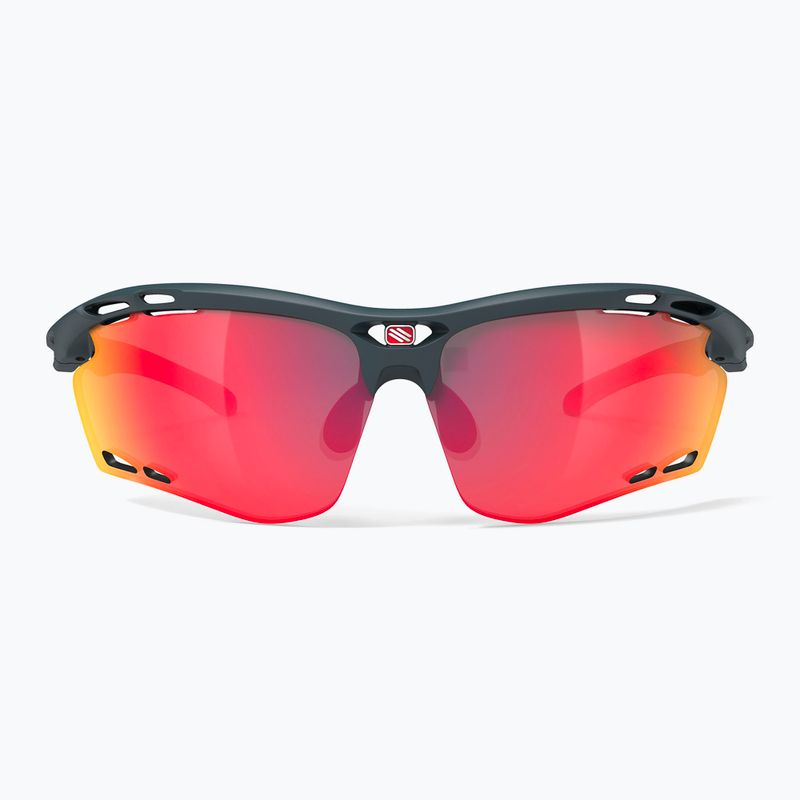 Sonnenbrille Rudy Project Propulse charcoal matte/multilaser red 2