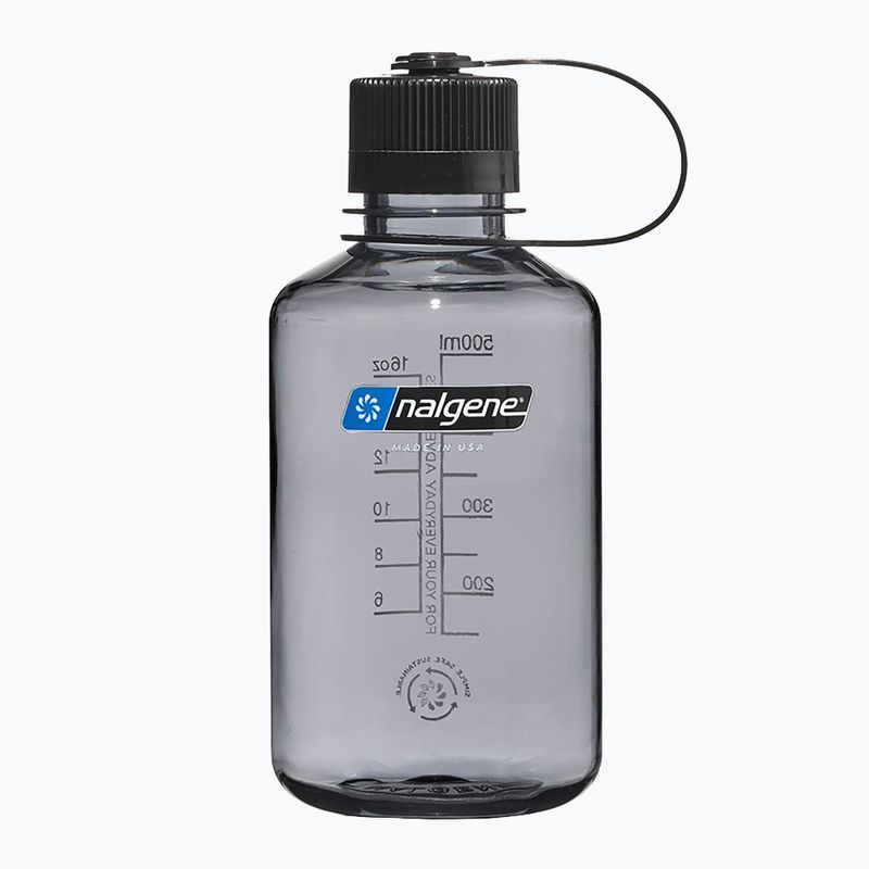 Nalgene Narrow Mouth Sustain Reiseflasche 500 ml grau