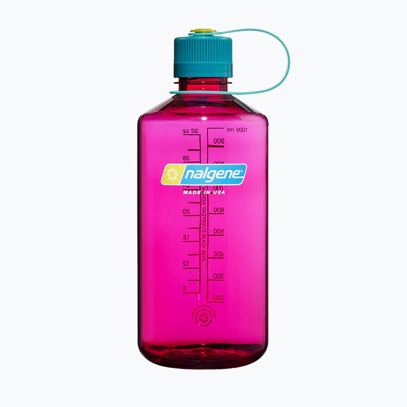 Nalgene Narrow Mouth Sustain Trinkflasche 1000 ml Aubergine