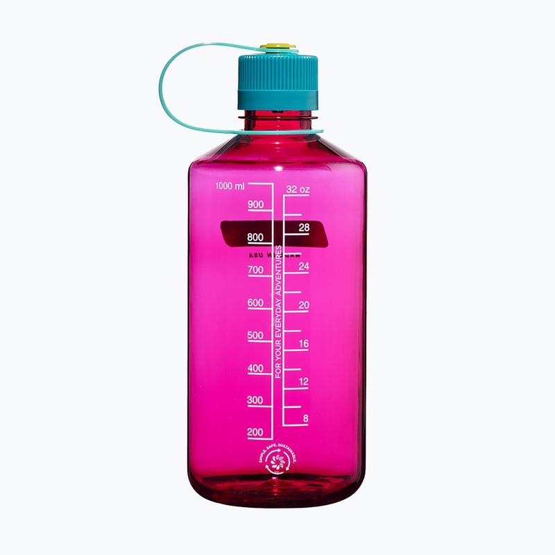 Nalgene Narrow Mouth Sustain Trinkflasche 1000 ml Aubergine 2