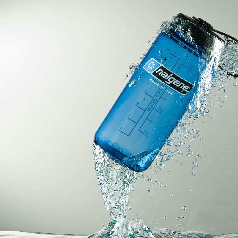 Nalgene Wide Mouth 473 ml schieferblaue Flasche