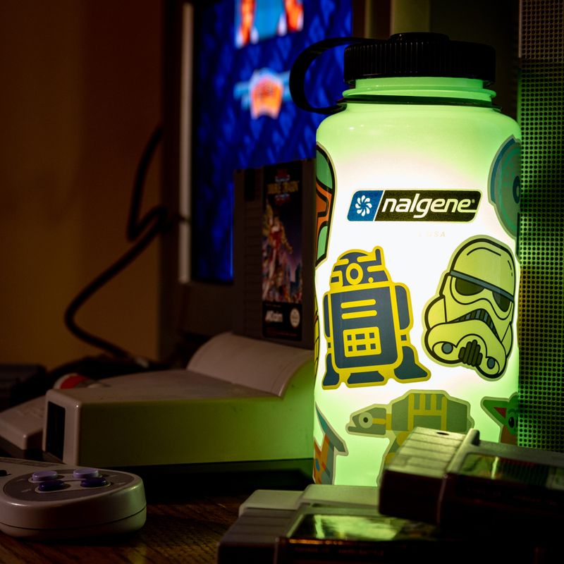 Outdoor-Trinkflasche Nalgene Wide Mouth glow green 4