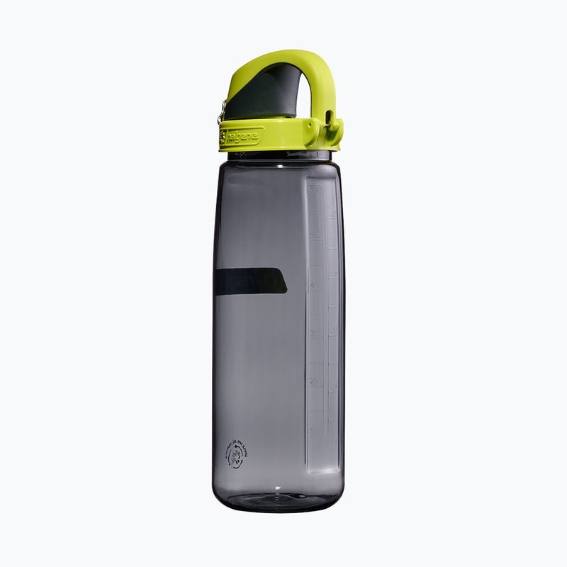 Nalgene On The Fly Reiseflasche 740 ml charcoal/lime Verschluss 2