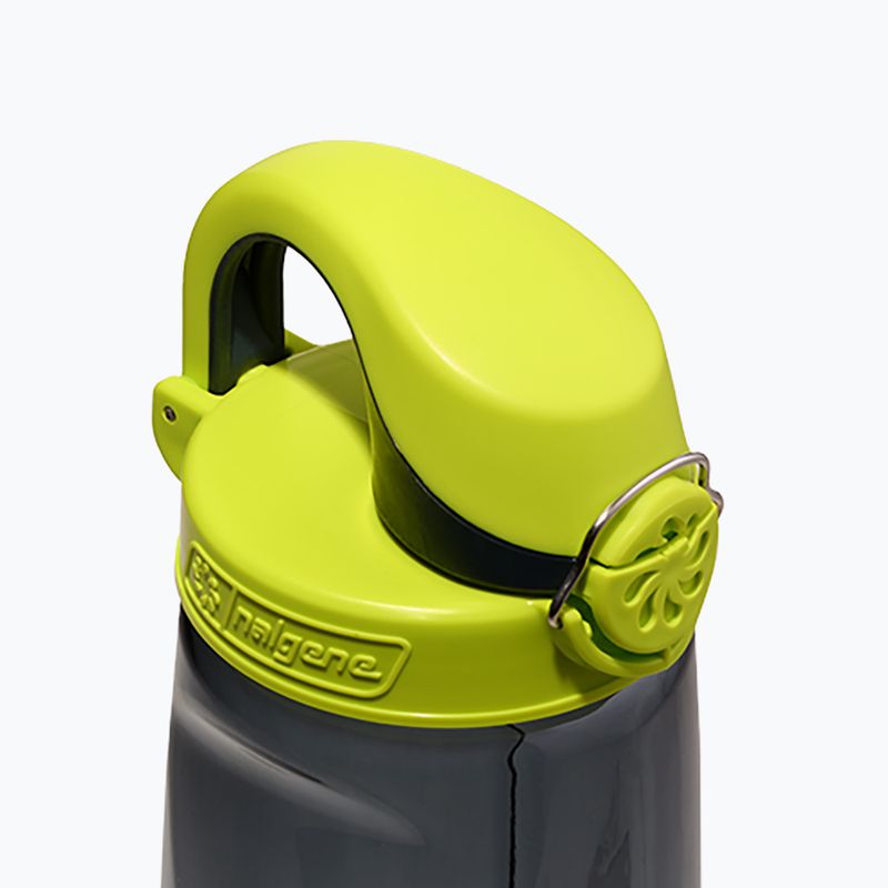 Nalgene On The Fly Reiseflasche 740 ml charcoal/lime Verschluss 3