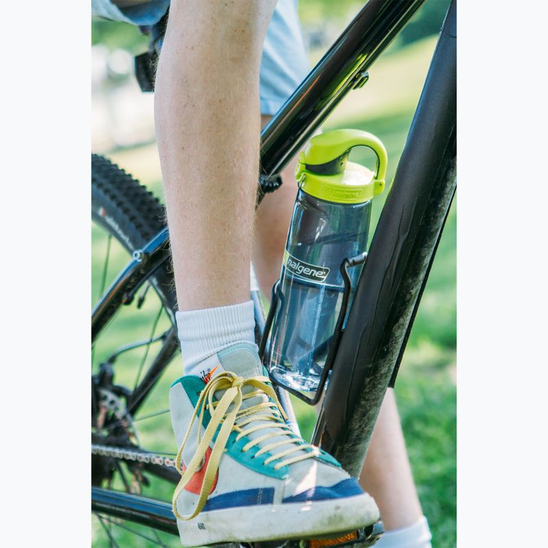 Nalgene On The Fly Reiseflasche 740 ml charcoal/lime Verschluss 5