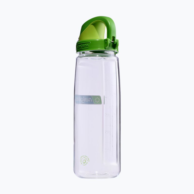 Nalgene On The Fly Trinkflasche 740 ml klar/grüner Deckel 2