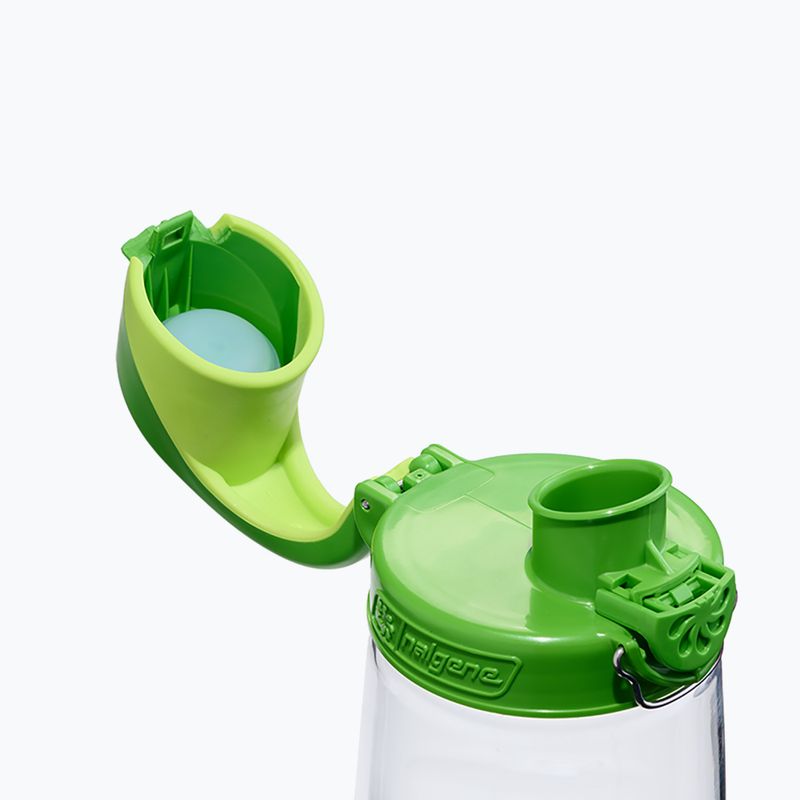 Nalgene On The Fly Trinkflasche 740 ml klar/grüner Deckel 4