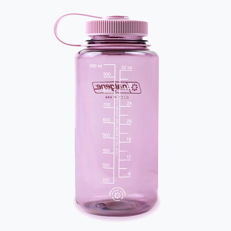 Nalgene Wide Mouth Sustain Reiseflasche 1000 ml Kirschblüte 2