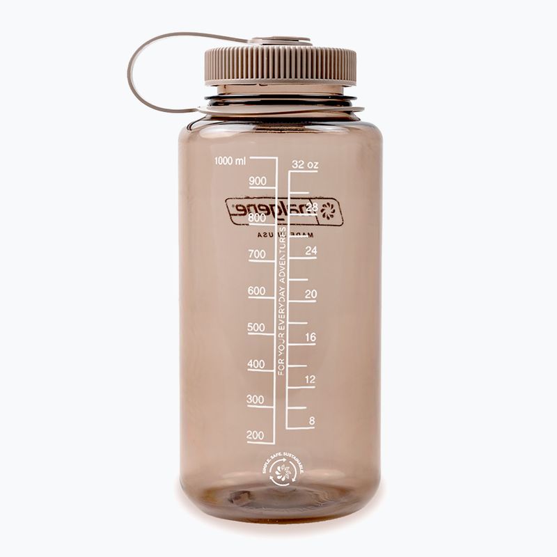 Nalgene Wide Mouth Sustain Reiseflasche 1000 ml monochrom mokka 2
