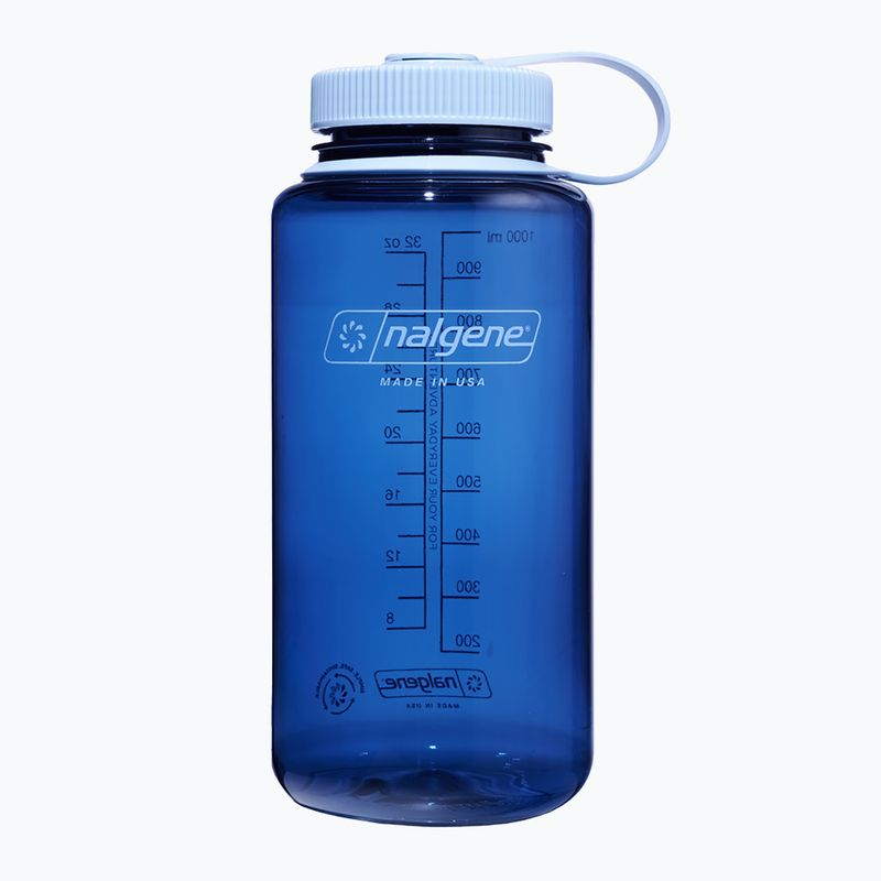 Nalgene Wide Mouth Sustain Trinkflasche 1000 ml Indigo