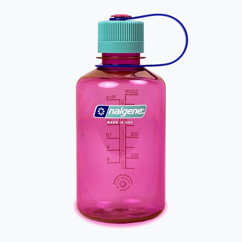 Nalgene Narrow Mouth Sustain Reiseflasche 500 ml electric magenta