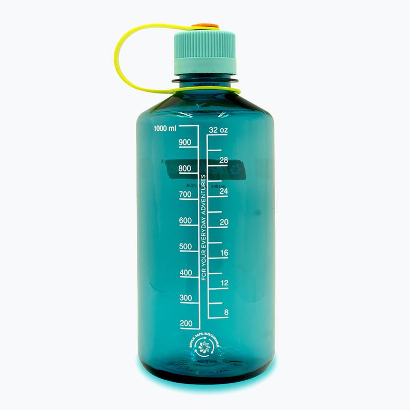 Nalgene Narrow Mouth Sustain Reiseflasche 1000 ml cerulean 2