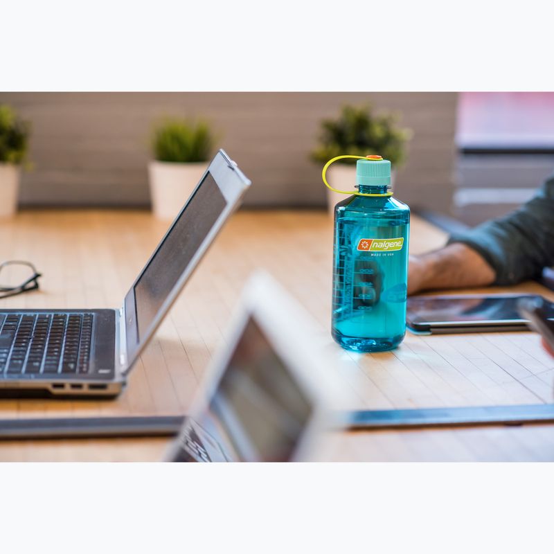 Nalgene Narrow Mouth Sustain Reiseflasche 1000 ml cerulean 5