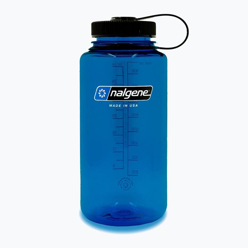 Nalgene Wide Mouth Sustain 1L blau Reiseflasche 2020-1732