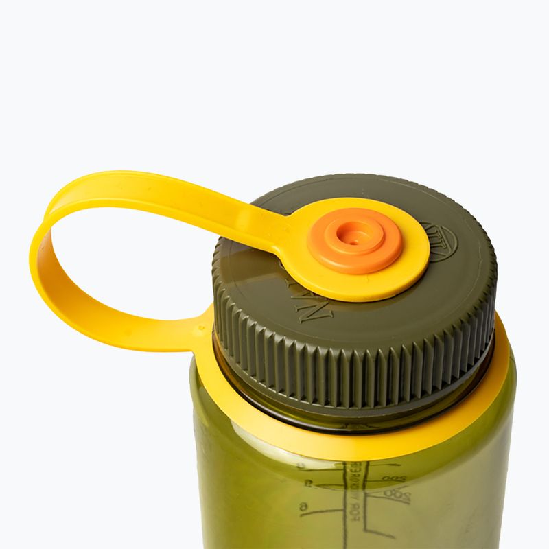 Nalgene Wide Mouth Sustain 500 ml Oliven-Reiseflasche