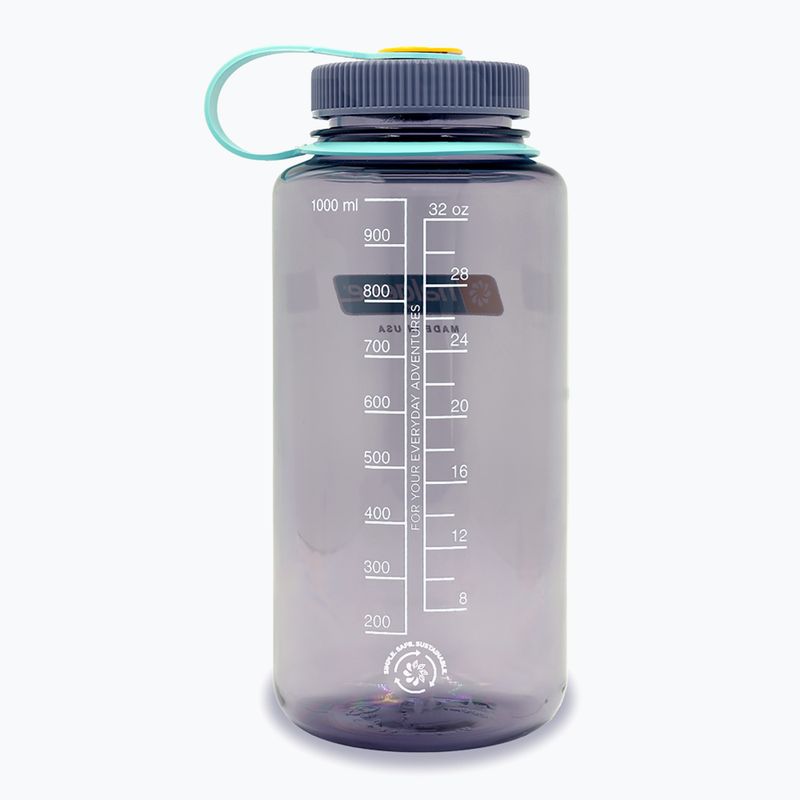 Nalgene Wide Mouth Sustain Trinkflasche 1000 ml Aubergine 2