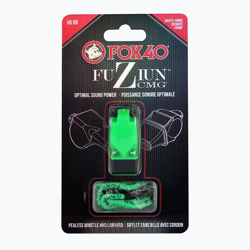 Fox 40 Fuzion CMG neongrün Schnurpfeife
