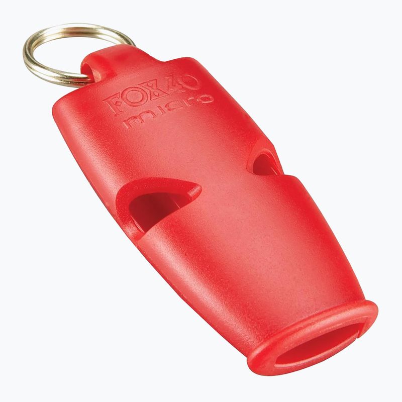 Trillerpfeife mit Schnur Fox 40 Micro Safety rot