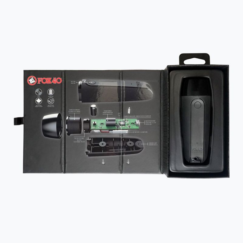 Trillerpfeife Fox 40 Wiederaufladbar Elektronisch 2.0 schwarz 6