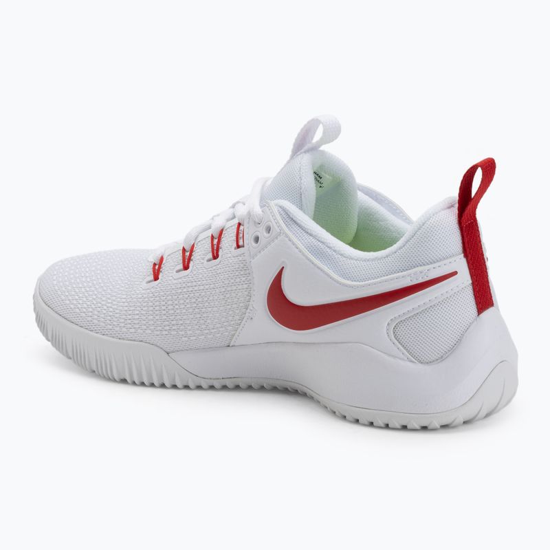 Damen-Volleyballschuhe Nike Air Zoom Hyperace 2 white/university red 3