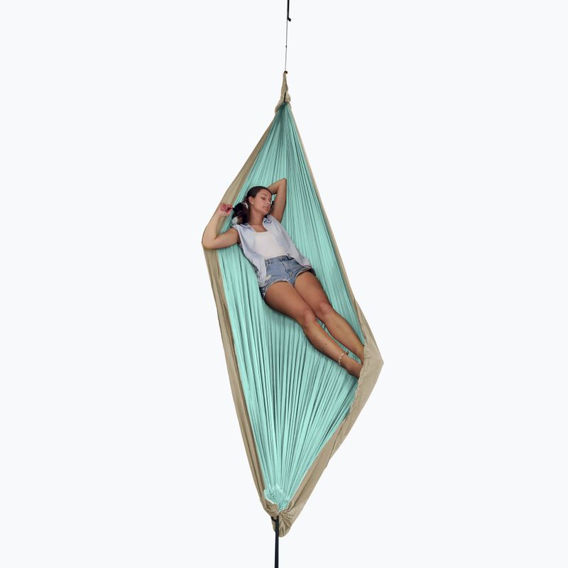 Doppel-Hängematte für unterwegs Ticket To The Moon Original mint/ice brown 5