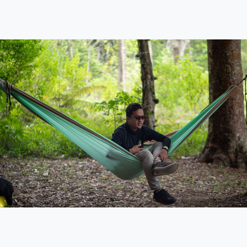 Doppel-Hängematte für unterwegs Ticket To The Moon Original mint/ice brown 8