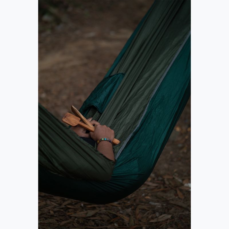 Doppel-Hängematte für unterwegs Ticket To The Moon King Size dark green/leaf green 6