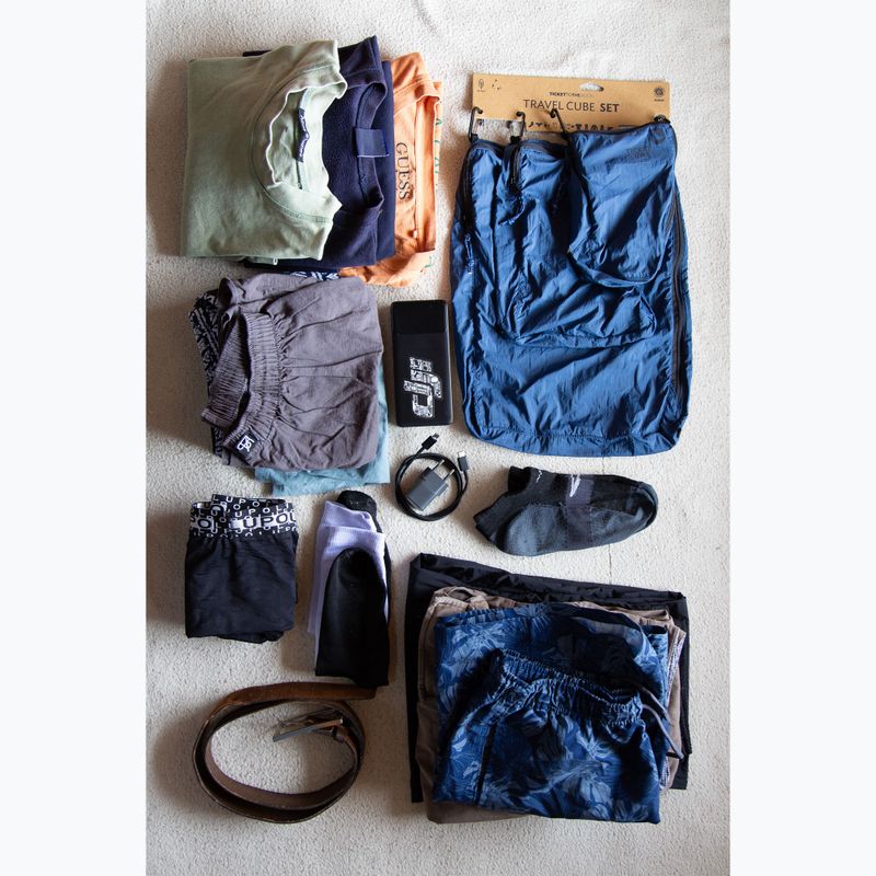 Organizer-Set Ticket To The Moon Travel Cube Set 3 pcs. lightest blue/blue 7