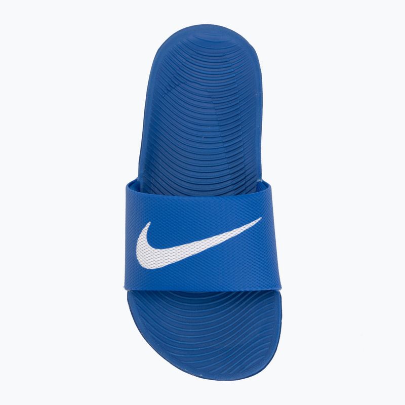 Kinder-Badelatschen Nike Coffee hyper cobalt/white 5
